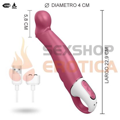 Vibrador estimulador de punto G con 12 modos de vibracion